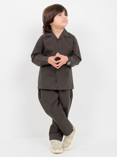 Checkered Imported Water Proof Wash & Wear 2 Piece Set